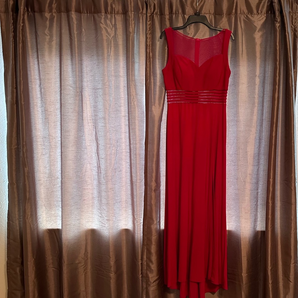 Full Length Red Formal Dress